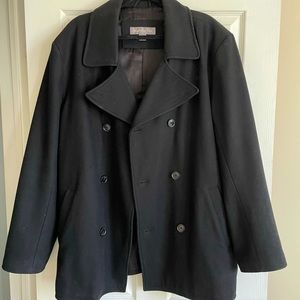 Men’s Black Pea Coat